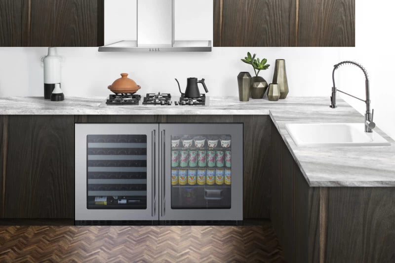 SUMMIT 24" Wide Built-In Wine Cellar, ADA Compliant - Stainless Steel (ASDW2412)