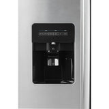 AMANA  36-inch Wide Side-by-Side Refrigerator with Dual Pad External Ice and Water Dispenser - 25 Cu. Ft. - Fingerprint-Resistant Stainless Finish (ASI2575GRS)