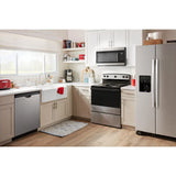 AMANA  36-inch Wide Side-by-Side Refrigerator with Dual Pad External Ice and Water Dispenser - 25 Cu. Ft. - Fingerprint-Resistant Stainless Finish (ASI2575GRS)