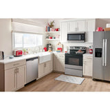 AMANA  36-inch Wide Side-by-Side Refrigerator with Dual Pad External Ice and Water Dispenser - 25 Cu. Ft. - Fingerprint-Resistant Stainless Finish (ASI2575GRS)