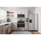 AMANA  36-inch Wide Side-by-Side Refrigerator with Dual Pad External Ice and Water Dispenser - 25 Cu. Ft. - Fingerprint-Resistant Stainless Finish (ASI2575GRS)