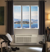 GE Zoneline Cooling and Electric Heat Unit, 230/208 Volt - Gray (AZ45E15DAB)