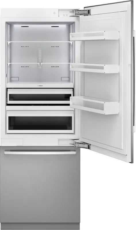BOSCH  Benchmark™ Built-in Bottom Freezer Refrigerator 30'' Softclose® Flat Hinge - Not Applicable (B30BB130SS)