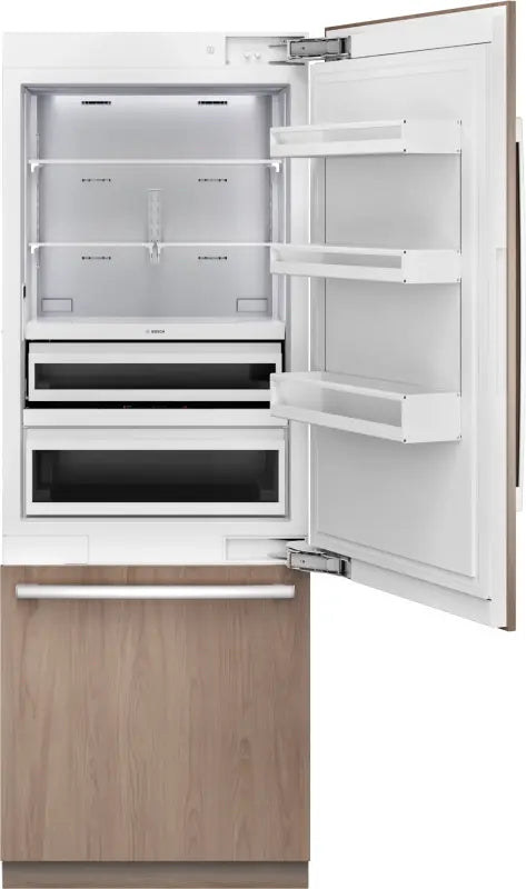 BOSCH  Benchmark™ Built-in Bottom Freezer Refrigerator 30'' Softclose® Flat Hinge - Not Applicable (B30IB100SP)