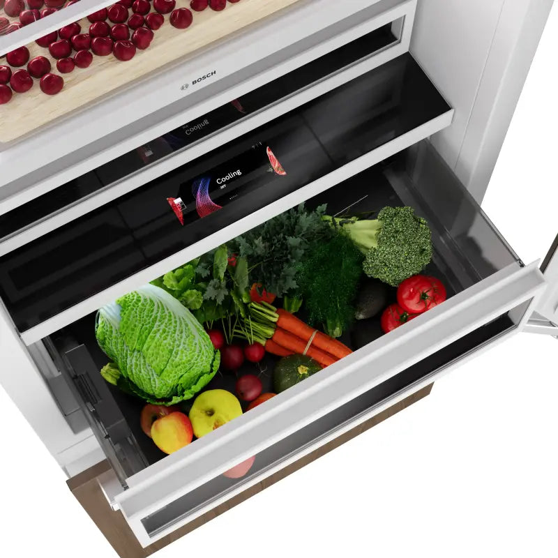 BOSCH 30" Benchmark® Built-in 2-Door Bottom Mount Fridge-Freezer Combination - Not Applicable (B30IB100SP)