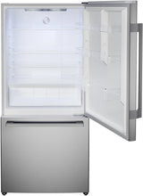 BOSCH 100 Series Freestanding Bottom Freezer Refrigerator Stainless steel (with anti-fingerprint), Total No Frost - Stainless steel (with anti-fingerprint) (B33CM10SNS)
