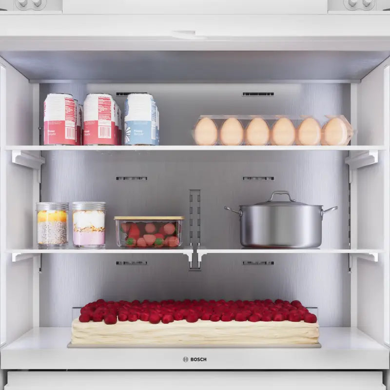 BOSCH  36" Benchmark® Built-in 2-Door Bottom Mount Fridge-Freezer Combination - Stainless (B36BT130NS)