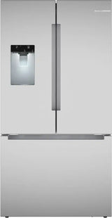BOSCH 100 Series French Door Bottom Mount Refrigerator 36'' Stainless steel - Stainless steel (with anti-fingerprint) (B36CD10ENS)