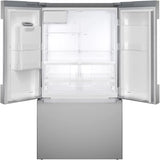 BOSCH 100 Series French Door Bottom Mount Refrigerator 36'' Stainless steel - Stainless steel (with anti-fingerprint) (B36CD10ENS)
