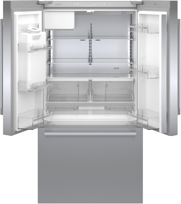 BOSCH 500 Series French Door Bottom Mount Refrigerator 36'' Easy clean -  (B36CD50SNS)