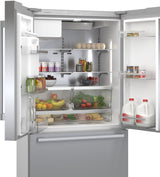 BOSCH 500 Series French Door Bottom Mount Refrigerator 36'' Easy clean -  (B36CD50SNS)