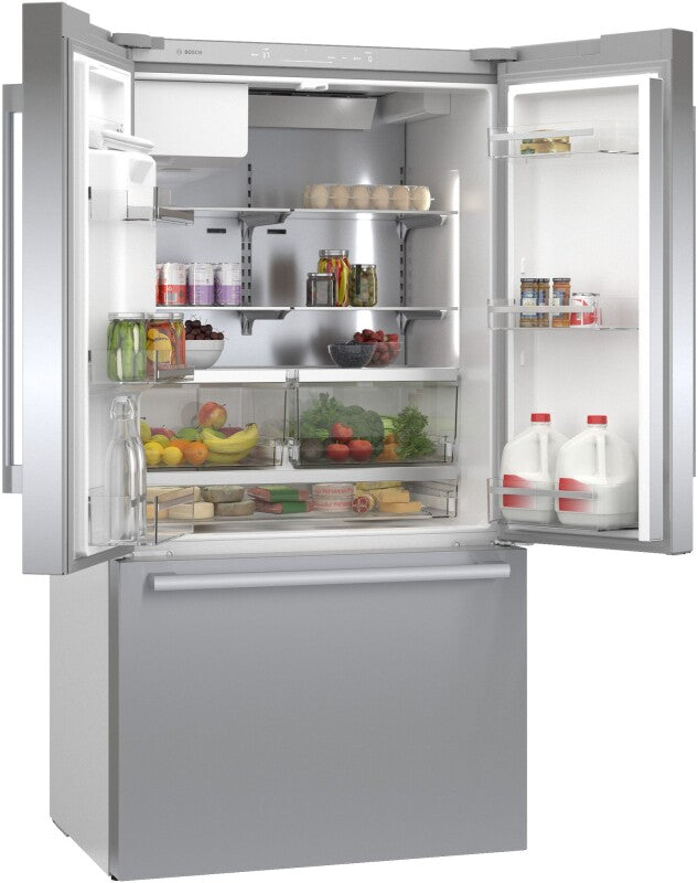 BOSCH 500 Series French Door Bottom Mount Refrigerator 36'' Easy clean -  (B36CD50SNS)