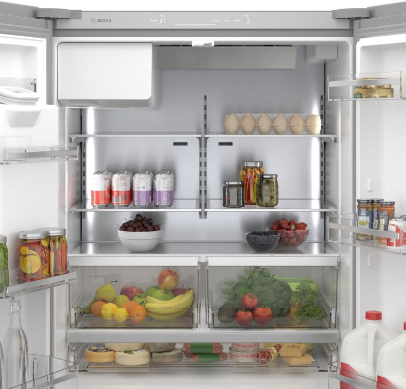BOSCH 500 Series French Door Bottom Mount Refrigerator 36'' Easy clean -  (B36CD50SNS)