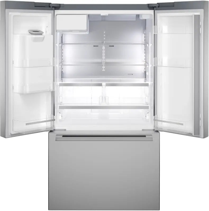 BOSCH  500 Series French Door Bottom Mount Refrigerator 36'' Stainless steel (with anti-fingerprint), Total No Frost - Stainless (B36CD52SNS)