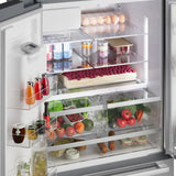 BOSCH  500 Series French Door Bottom Mount Refrigerator 36'' Brushed steel - Stainless Steel (B36CD52SNS)
