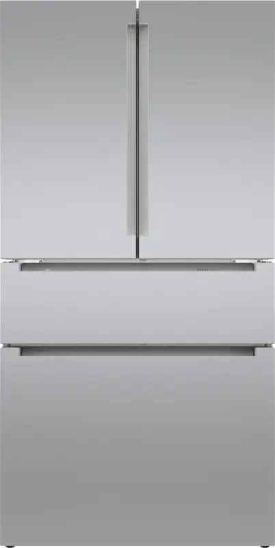 BOSCH 800 Series French Door Bottom Mount Refrigerator  36'' Easy clean stainless steel B36CL80ENS - Stainless steel (with anti-fingerprint) (B36CL80ENS)