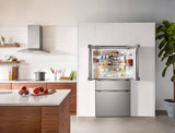 BOSCH 800 Series French Door Bottom Mount Refrigerator  36'' Easy clean stainless steel B36CL80ENS - Stainless steel (with anti-fingerprint) (B36CL80ENS)