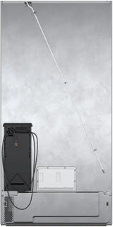 BOSCH 800 Series French Door Bottom Mount Refrigerator  36'' Easy clean stainless steel B36CL80ENS - Stainless steel (with anti-fingerprint) (B36CL80ENS)