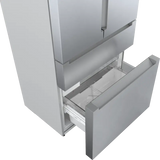 BOSCH 800 Series French Door Bottom Mount Refrigerator  36'' Easy clean stainless steel B36CL80ENS - Stainless steel (with anti-fingerprint) (B36CL80ENS)