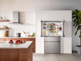 BOSCH 800 Series French Door Bottom Mount Refrigerator  36'' Easy clean stainless steel B36CL80ENS - Stainless steel (with anti-fingerprint) (B36CL80ENS)