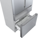 BOSCH 800 Series French Door Bottom Mount Refrigerator  36'' Easy clean stainless steel B36CL80ENS - Stainless steel (with anti-fingerprint) (B36CL80ENS)