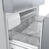 BOSCH 800 Series French Door Bottom Mount Refrigerator  36'' Easy clean stainless steel B36CL80ENS - Stainless steel (with anti-fingerprint) (B36CL80ENS)