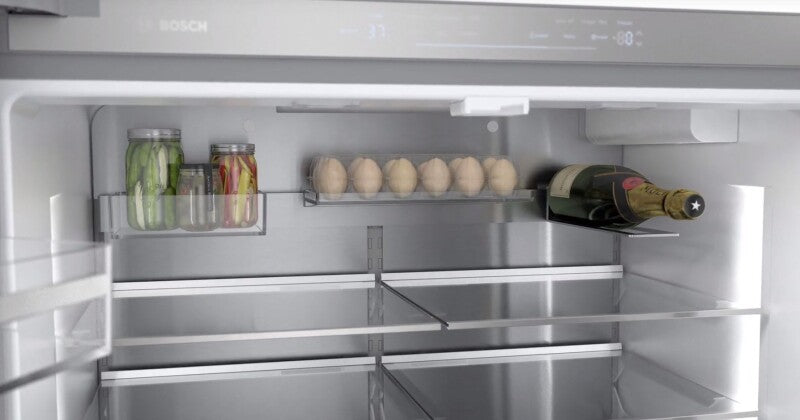 BOSCH 800 Series French Door Bottom Mount Refrigerator  36'' Easy clean stainless steel B36CL80ENS - Stainless steel (with anti-fingerprint) (B36CL80ENS)