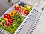 BOSCH 800 Series French Door Bottom Mount Refrigerator 36'' Easy clean - Stainless steel (with anti-fingerprint) (B36CL80SNS)