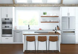 BOSCH  800 Series French Door Bottom Mount Refrigerator, Glass door 36'' Brushed steel - Stainless Steel (B36CL81ENG)