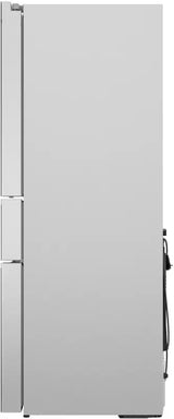 BOSCH  800 Series French Door Bottom Mount Refrigerator, Glass door 36'' Brushed steel - Stainless Steel (B36CL81ENG)