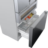 BOSCH 800 Series French Door Bottom Mount Refrigerator, Glass door 36'' - Stainless Steel (B36CL81ENG)