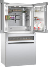 BOSCH 800 Series French Door Bottom Mount Refrigerator, Glass door 36'' - Stainless Steel (B36CL81ENG)