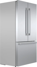 BOSCH 800 Series French Door Bottom Mount Refrigerator 36'' Easy clean - Stainless steel (with anti-fingerprint) (B36CT80SNS)