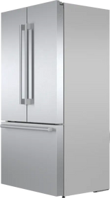 BOSCH 800 Series French Door Bottom Mount Refrigerator 36'' Easy clean - Stainless steel (with anti-fingerprint) (B36CT80SNS)