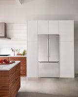 BOSCH  800 Series French Door Bottom Mount Refrigerator 36'' Brushed steel - Stainless Steel (B36CT80SNS)