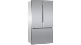 BOSCH  800 Series French Door Bottom Mount Refrigerator 36'' Brushed steel - Stainless Steel (B36CT81ENS)