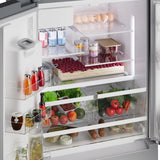 BOSCH  100 Series French Door Bottom Mount Refrigerator 36'' Brushed steel - Stainless Steel (B36FD10ENS)