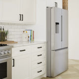 BOSCH  100 Series French Door Bottom Mount Refrigerator 36'' Brushed steel - Stainless Steel (B36FD10ENS)
