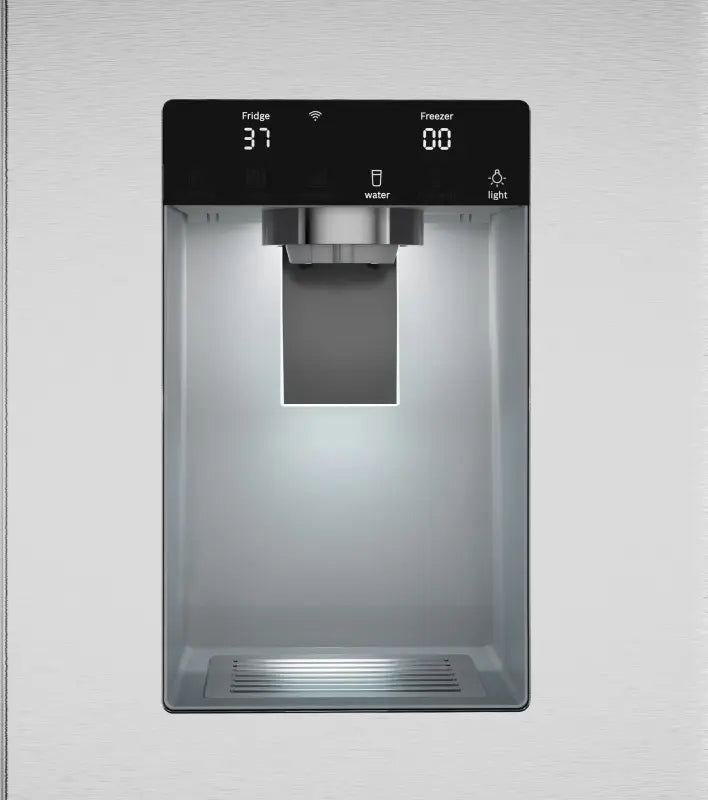 BOSCH 36" 500 Series, 3-Door, Standard Depth, External ice/water, Stainless Steel, 70" - Stainless steel (with anti-fingerprint) (B36FD52SNS)