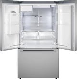 BOSCH 36" 500 Series, 3-Door, Standard Depth, External ice/water, Stainless Steel, 70" - Stainless steel (with anti-fingerprint) (B36FD52SNS)