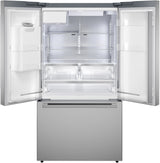 BOSCH 36" 500 Series, 3-Door, Standard Depth, External ice/water, Stainless Steel, 70" - Stainless steel (with anti-fingerprint) (B36FD52SNS)