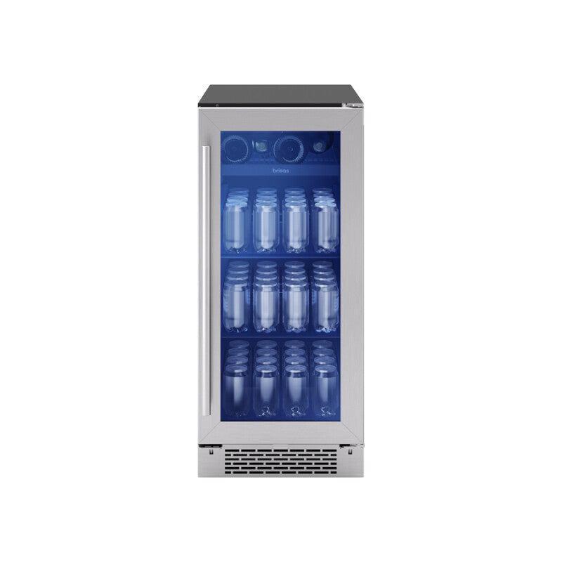 BRISAS  15″ Single Zone Beverage Cooler - Other (BBV15C01AG)