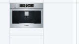 BOSCH  800 Series Built-in Coffee Machine, Removable Water Tank - Stainless Steel (BCM8450UC)