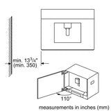 BOSCH 800 Series Built-in Coffee Machine - Stainless Steel (BCM8450UC)