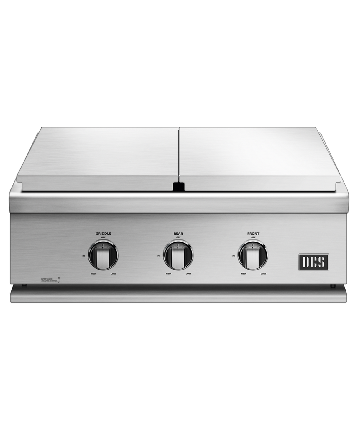 DCS  30" Series 7 Double Side Burner/ Griddle, Natural Gas - Stainless Steel (BFGC30BGDN)