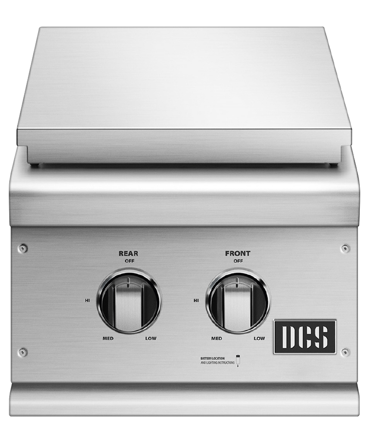 DCS 14" Series 7 Double Side Burner, Natural Gas - Stainless Steel (BGC132BIN)