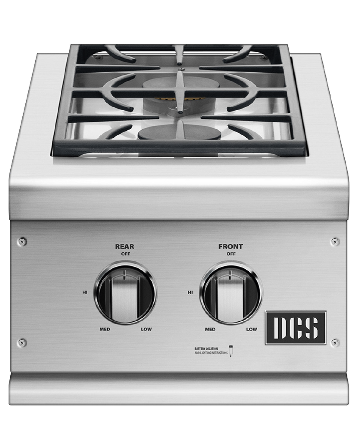DCS  14" Series 7 Double Side Burner, Natural Gas - Stainless Steel (BGC132BIN)