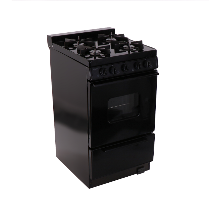 PREMIER 20 Inch Cordless Gas Range - Black (BHK5X0BP)