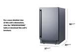 SUMMIT 18" Wide Clear Icemaker, ADA Compliant - Other (BIM182ADA)