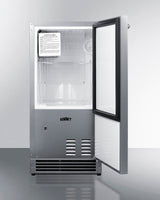 Summit  25 lb. Drain-Free Icemaker, ADA Compliant - Stainless Steel (BIM26H32)